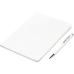 Altitude Nixon Notebook & Pen Set Solid White.